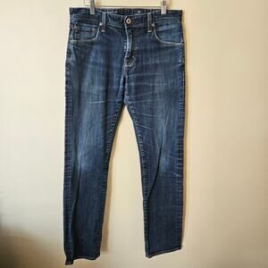 AG Adriano Goldschmied Men's The Matchbox Slim Straight Jeans 33x33 (Tag 33x34)